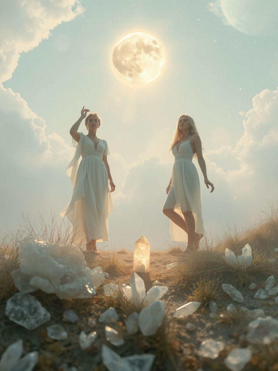 A nap és a hold együtt teremtik meg a harmóniát.