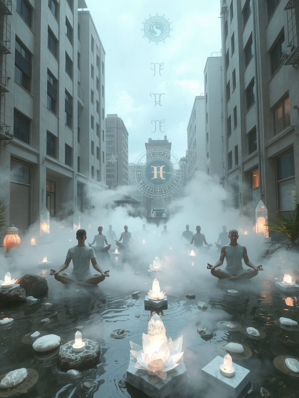 A víz páraképzése friss levegőt és nyugalmat teremt.