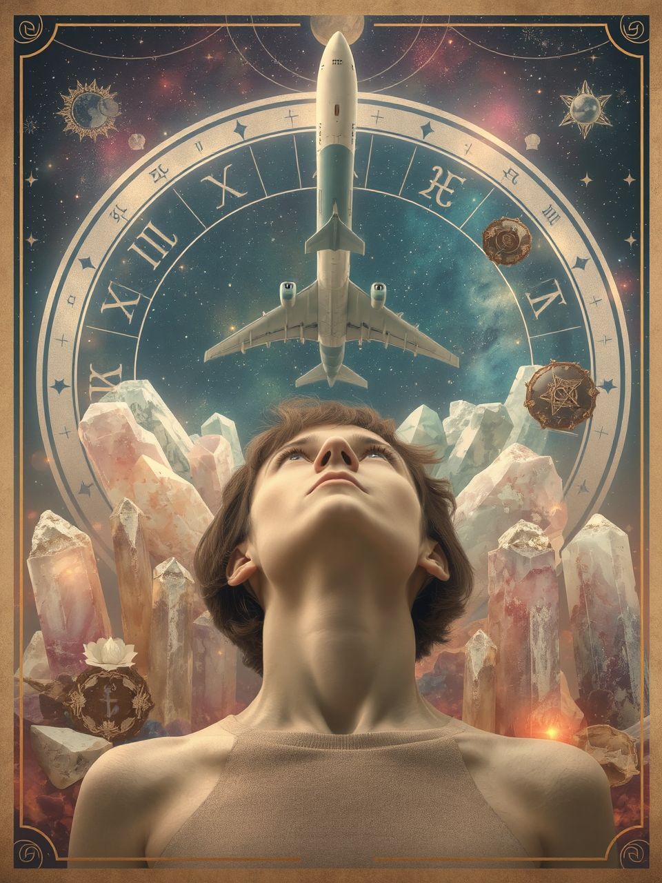 A zuhanó repülőgép gyakran a kontrollvesztést szimbolizálja.