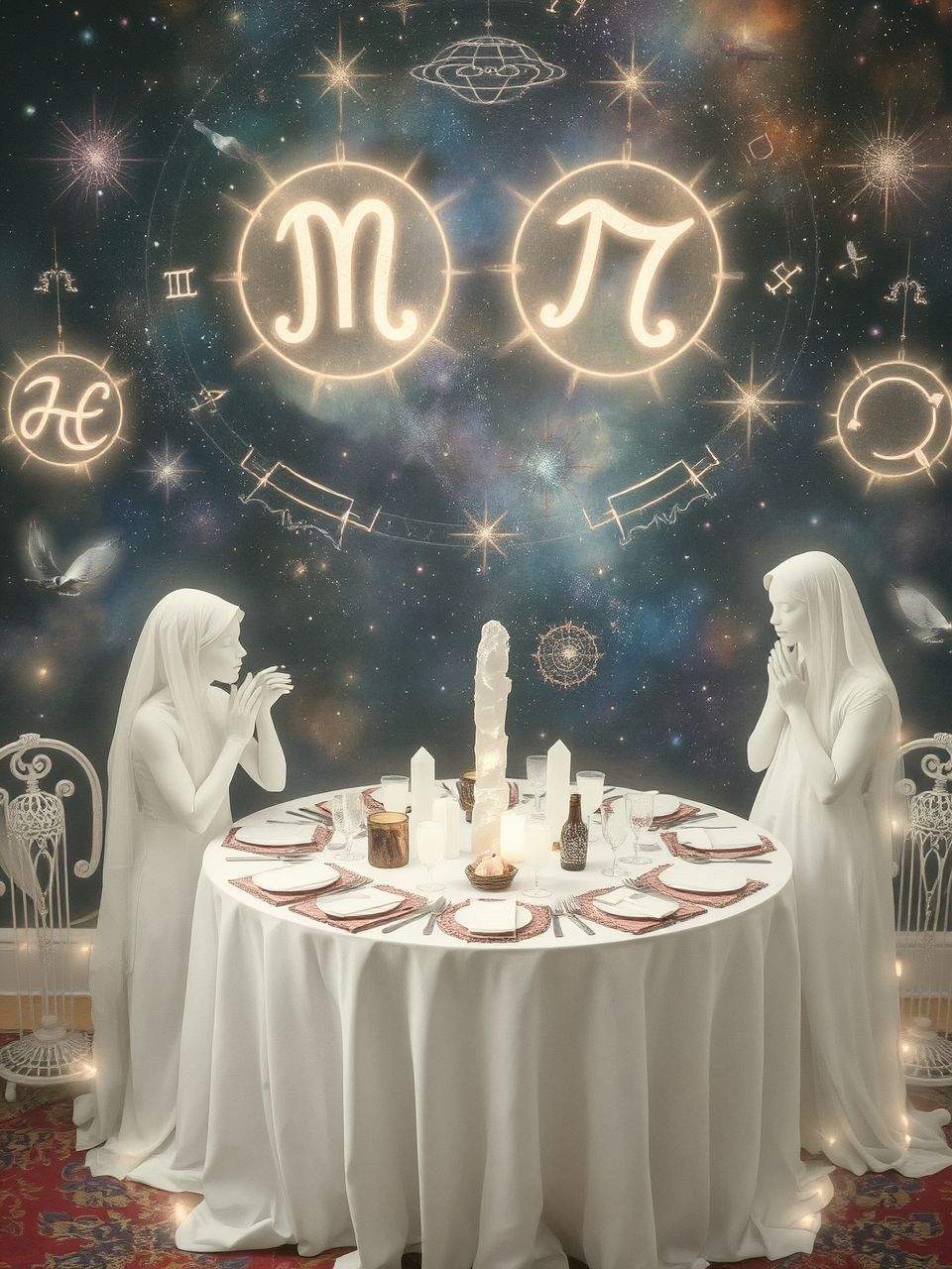 Az asztal szorongást szimbolizálhat az élet terhei miatt.