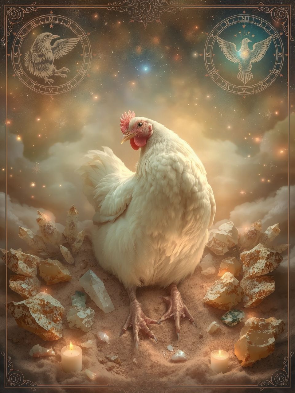 Az álombeli csirke állapota a veszteségek tükröződése.