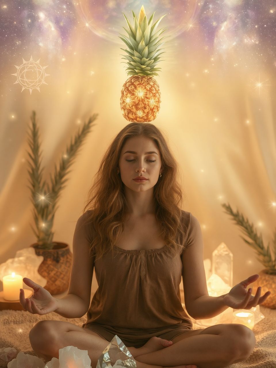 Az ananász a bőség és tudatosság jelképe.