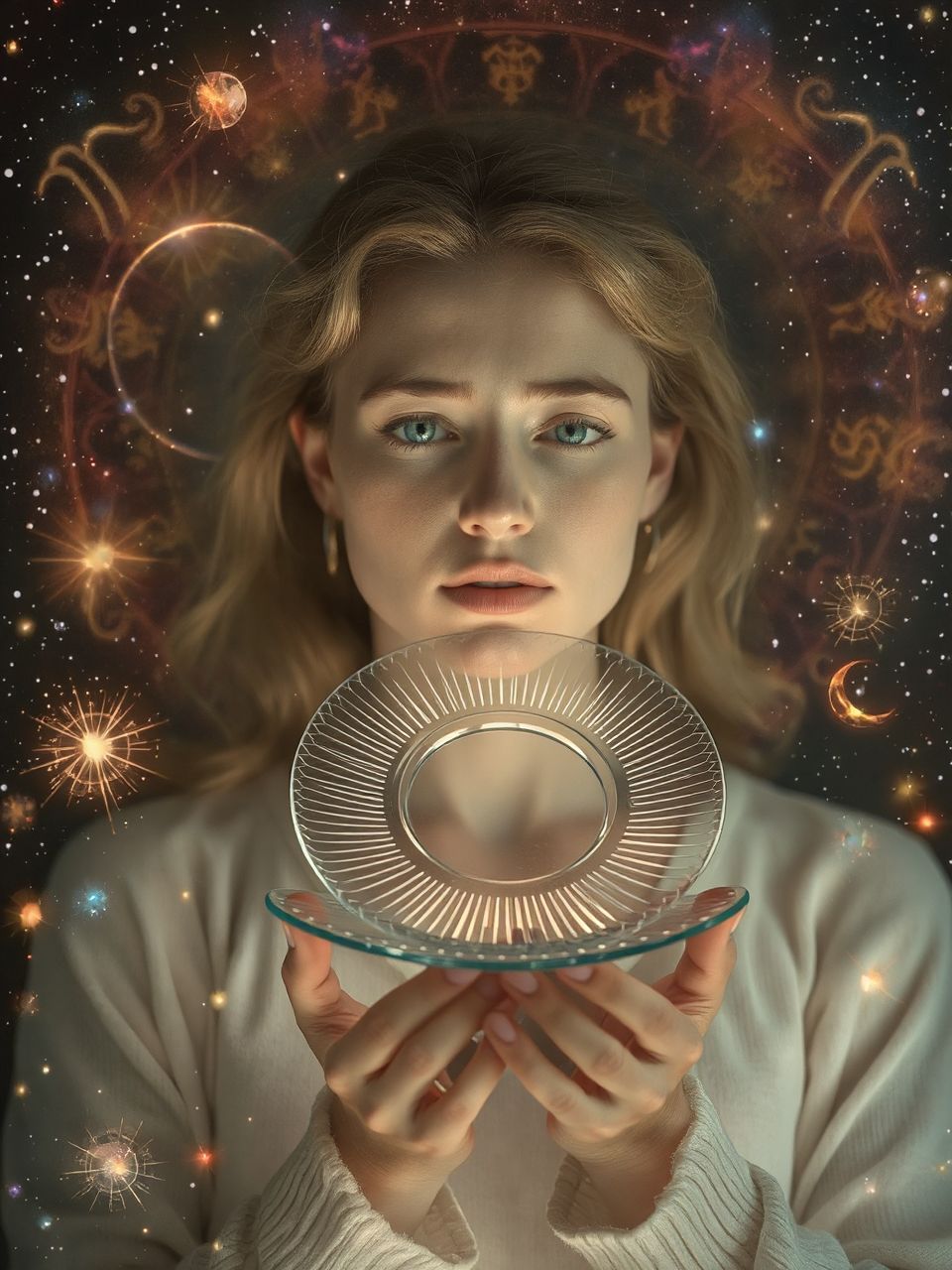 A tányér cselekvése az életünk aktív irányítását jelzi.