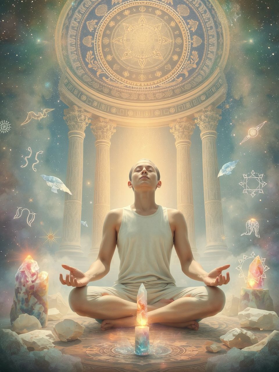 A belső templom meditáció révén éri el a tudatosságot.