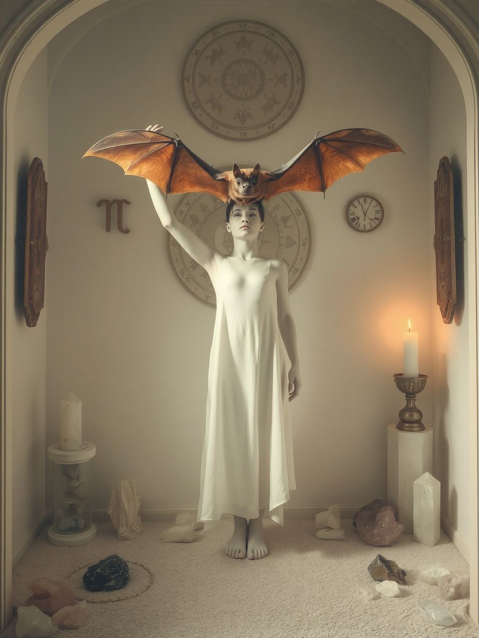 A denevér az újjászületés és titkok hírnöke.