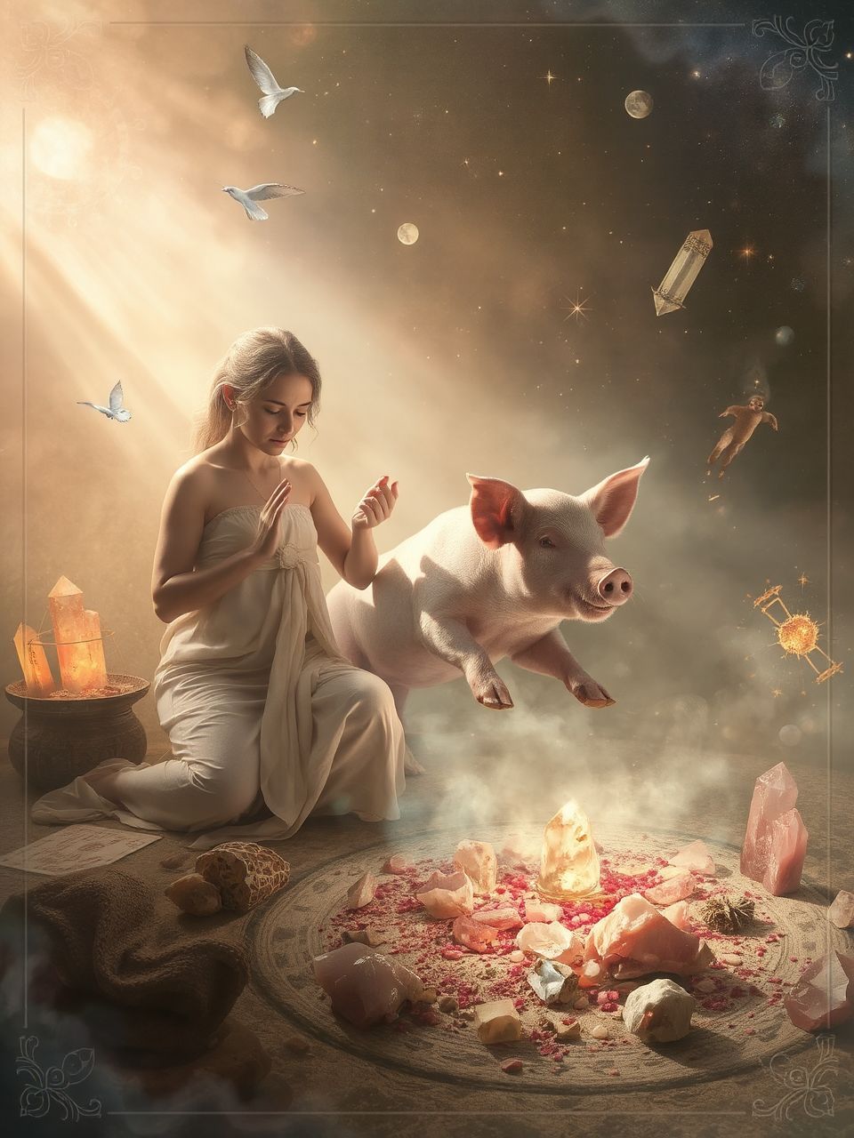 A disznóvágás hagyományos rituálé a tisztulás szimbóluma.