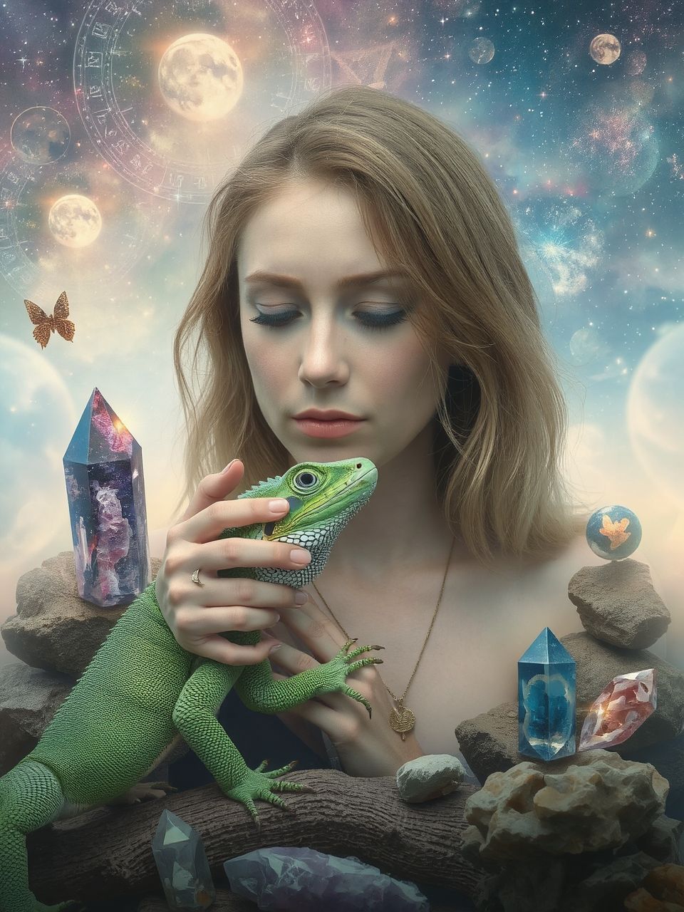 A gyík álmai a rejtett félelmekre és vágyakra utalnak.