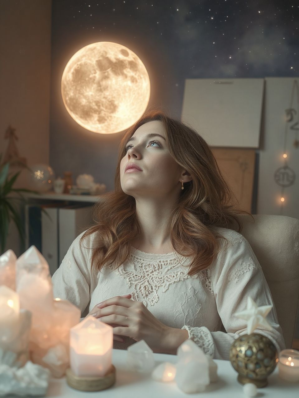 A terhes kolléga álomteremtője a jövőbeni lehetőségeknek.