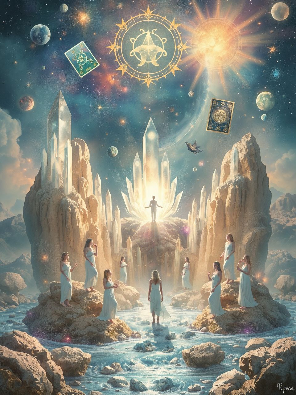 A vízözön szimbolizálja a világ megújulásának ciklusait.