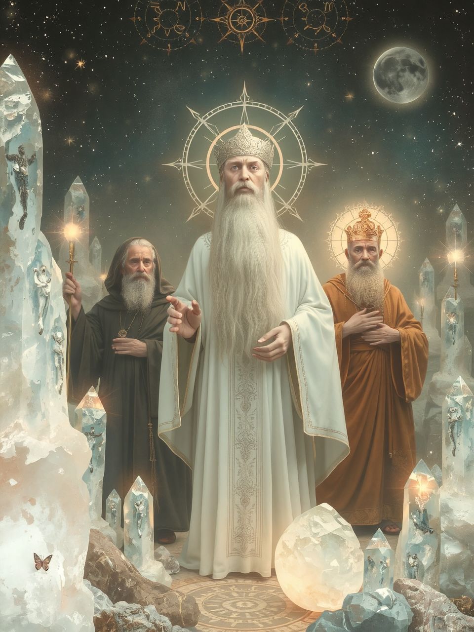 A pap, szerzetes és szent ember belső lelki irányt mutat.