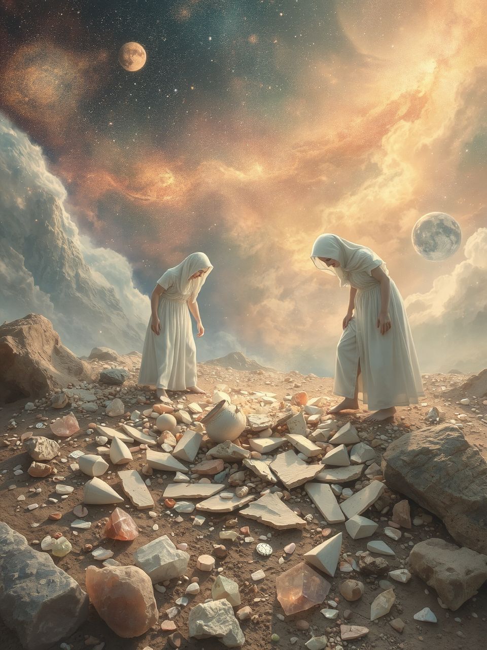 A szilánkok összegyűjtése segít a lelki gyógyulásban.