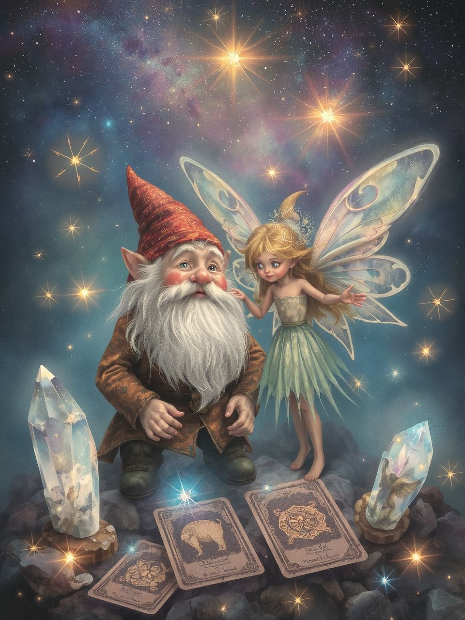 A törpe praktikusan a földi, a manó misztikus.