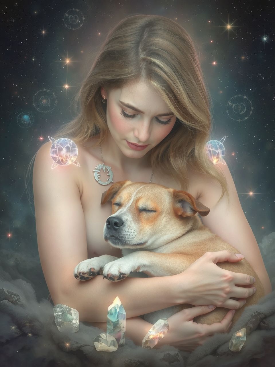 A tudatos érintés nyugtatja és erősíti a kutyát.