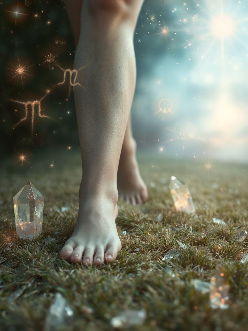 A mezítláb séta erősíti a földdel való kapcsolatot.