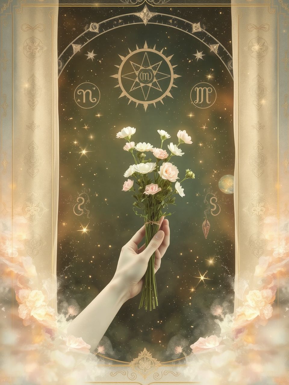 A virág átadása a bocsánatot és békét jelképezi.