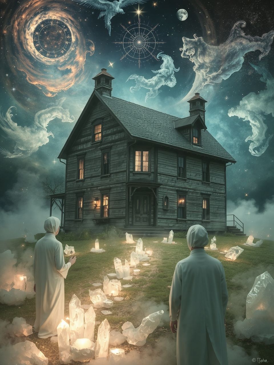 A régi ház emlékeket ébreszt a kollektív tudattalanból.