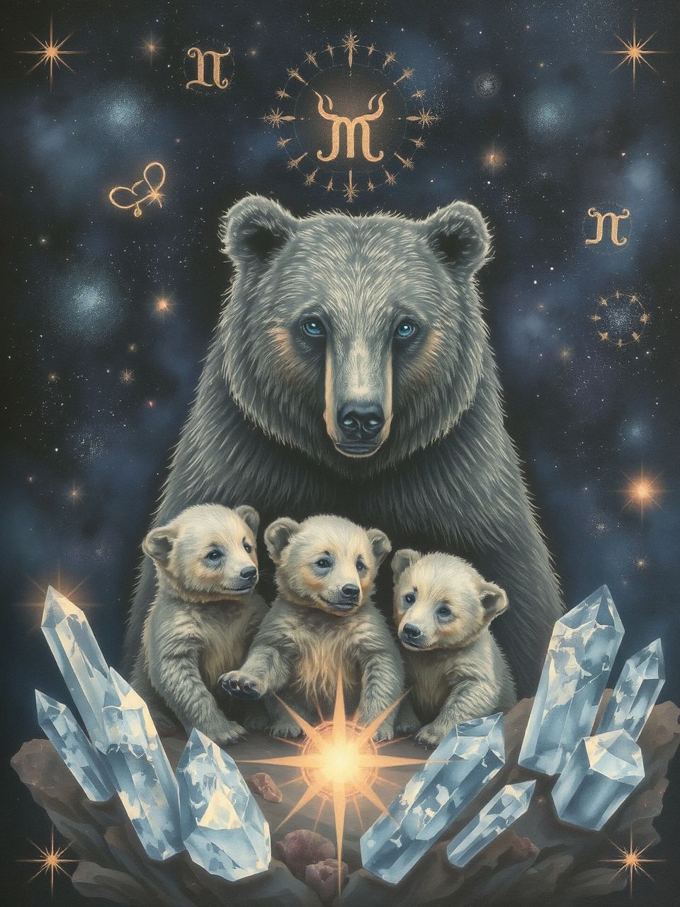 A medvecsaládok álmaikban védelmet és szeretetet szimbolizálnak.