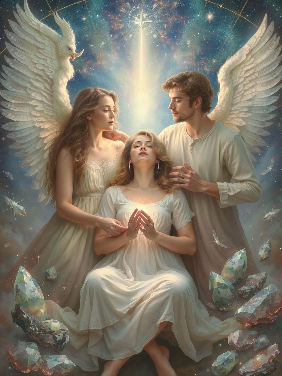 Az angyalok segítik az emberi élet fejlődését.