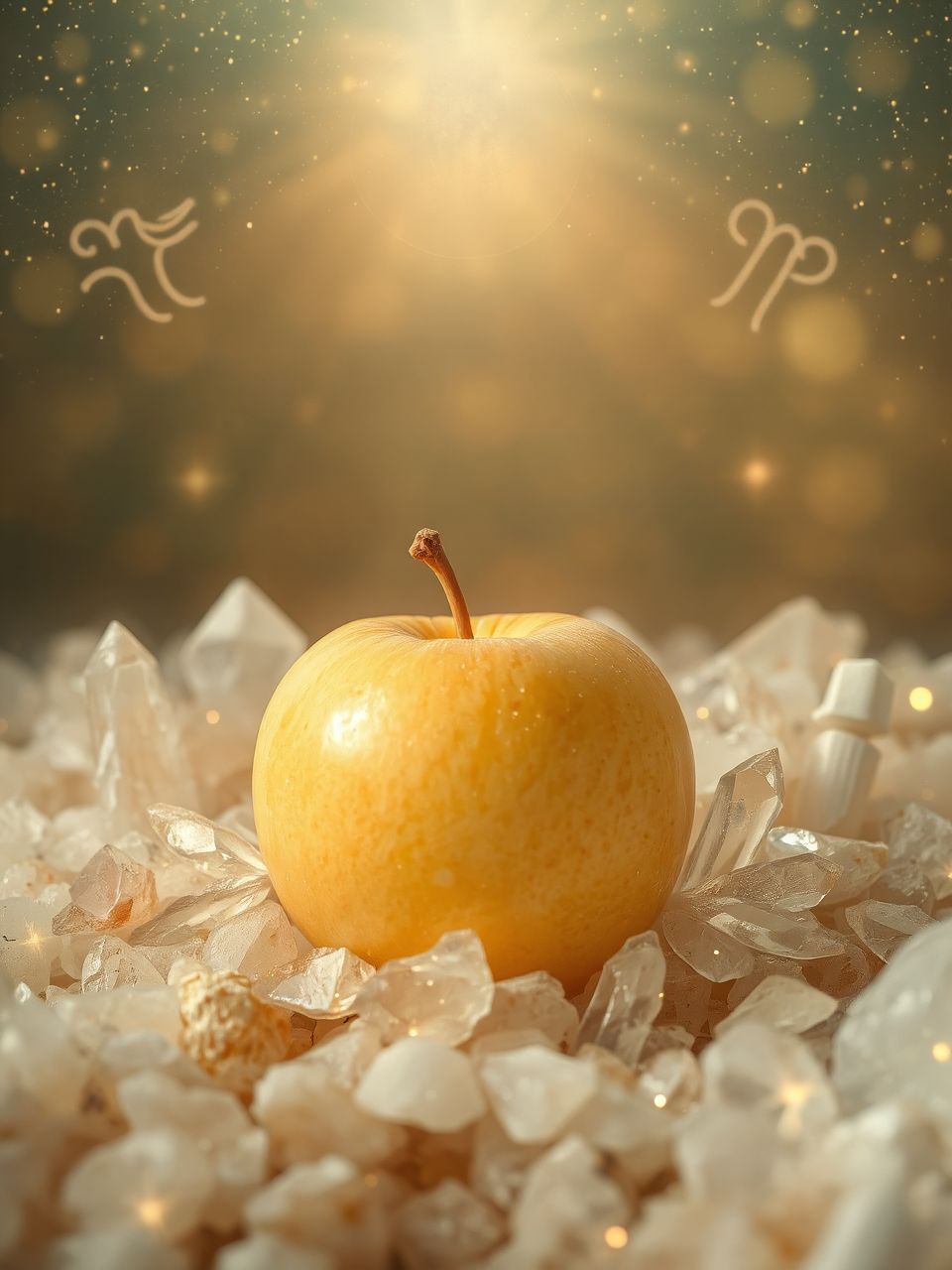 Az aranyalma a bőséget és a tudást szimbolizálja.