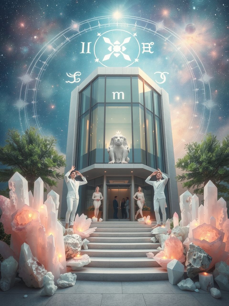 Az irodaépület a modern tudatosság és kreativitás térképe.