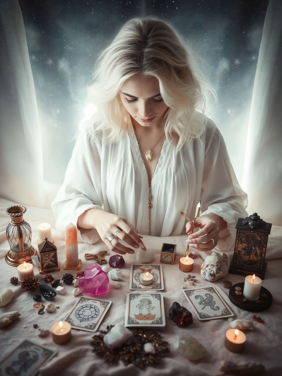 A rituálé előkészületei megteremtik a kreatív energiát.