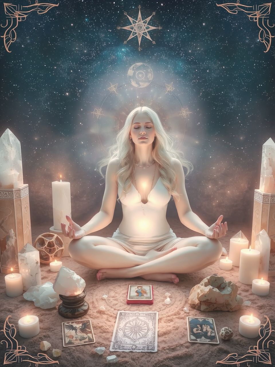 A tér energetikai megtisztítása fokozza a rituálé hatását.