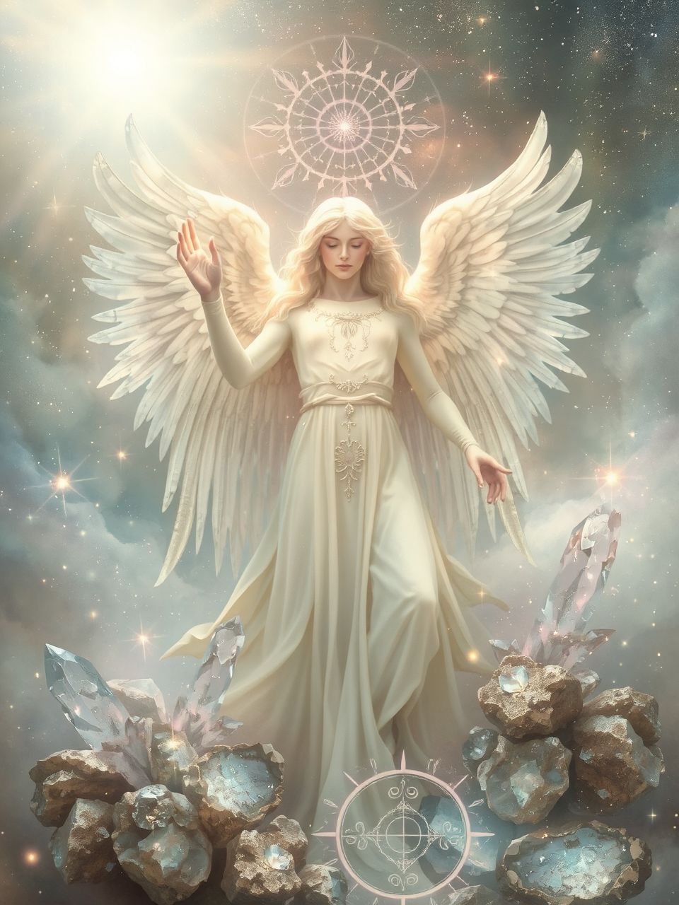 Gellért védőangyala a hit és remény szimbóluma.