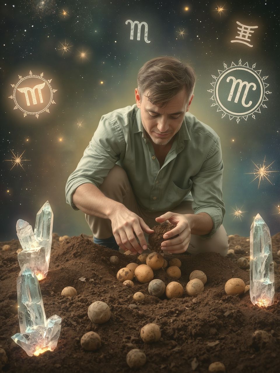 A krumpli ültetése a bőség és a gyarapodás szimbóluma.