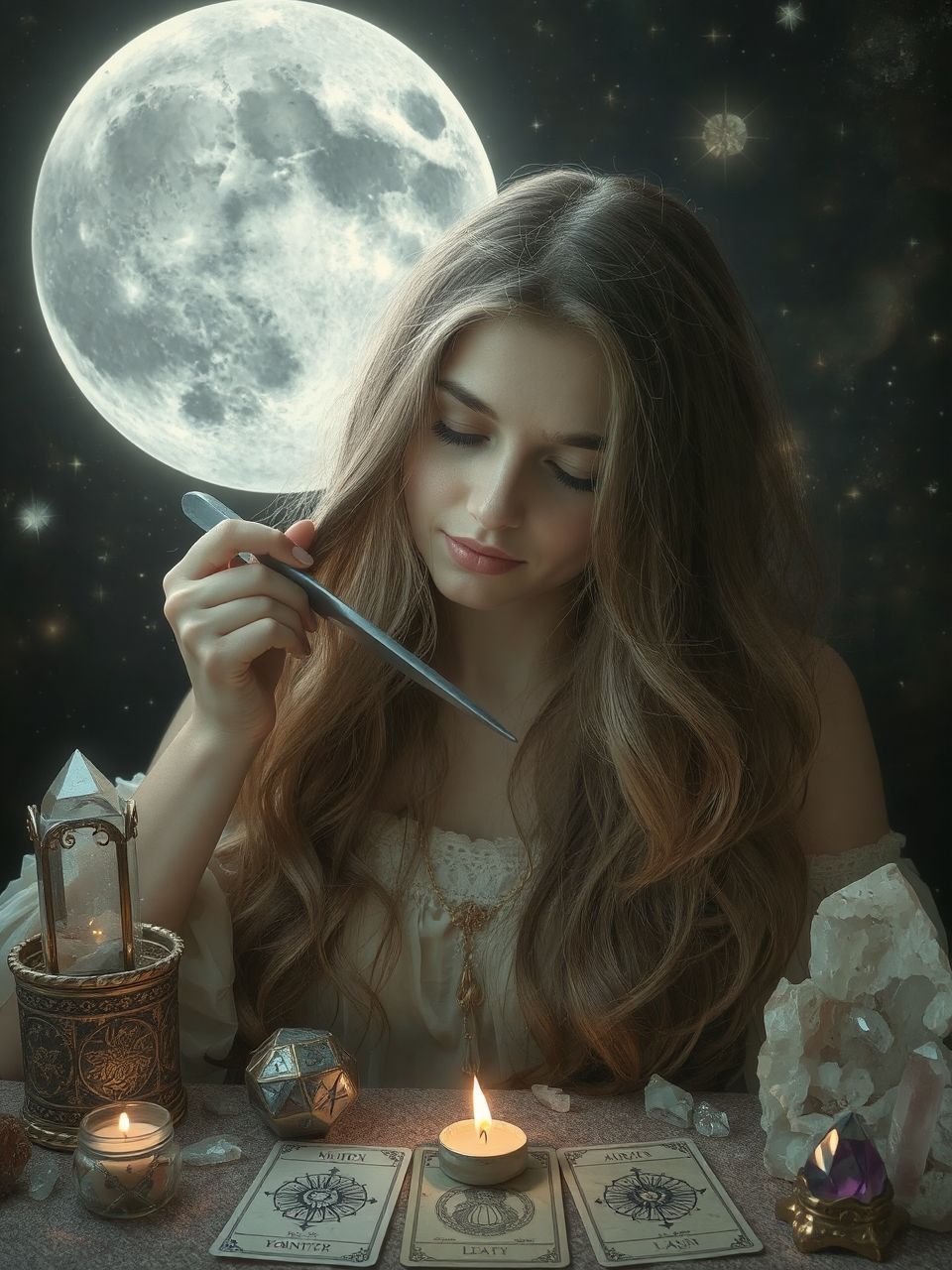 Teliholdkor vágott haj gyorsabban nő és egészségesebb lesz.