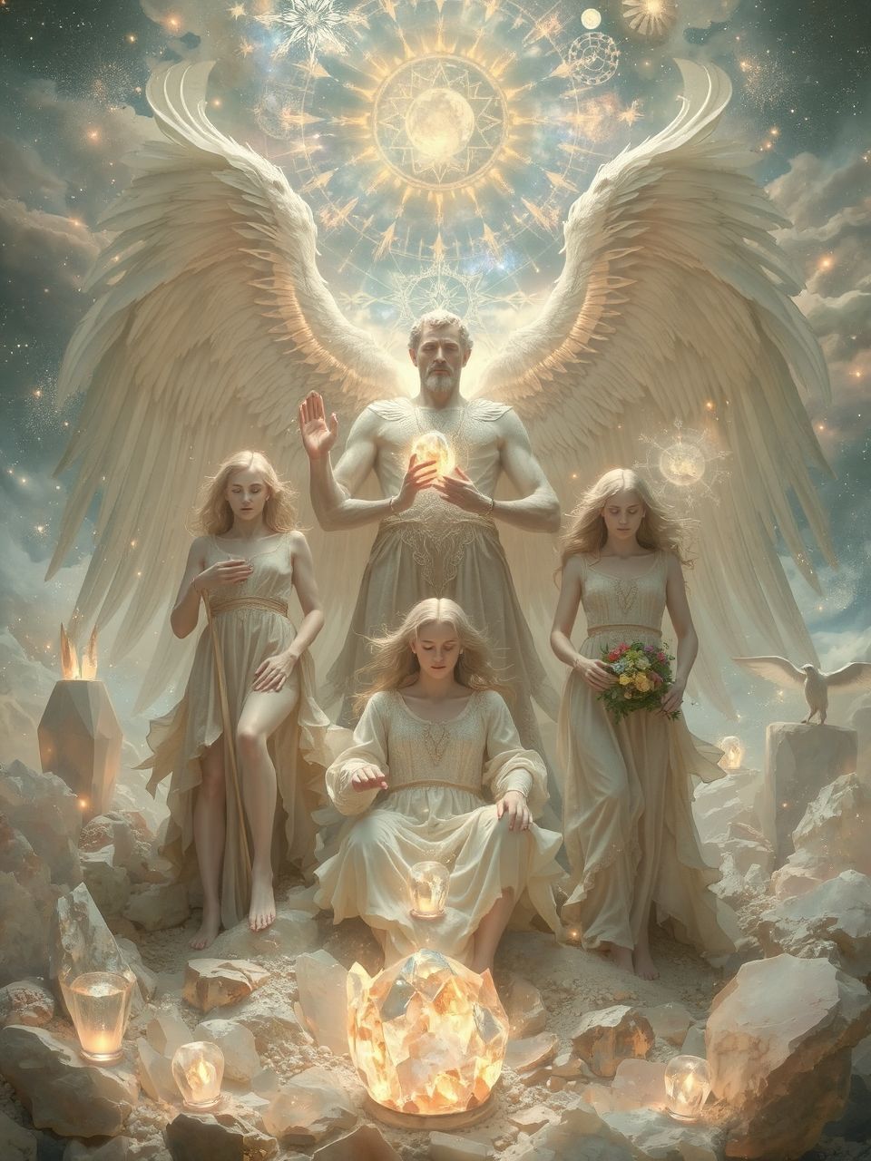 Samael, Azrael és Metatron eltérő szerepek a halálban.