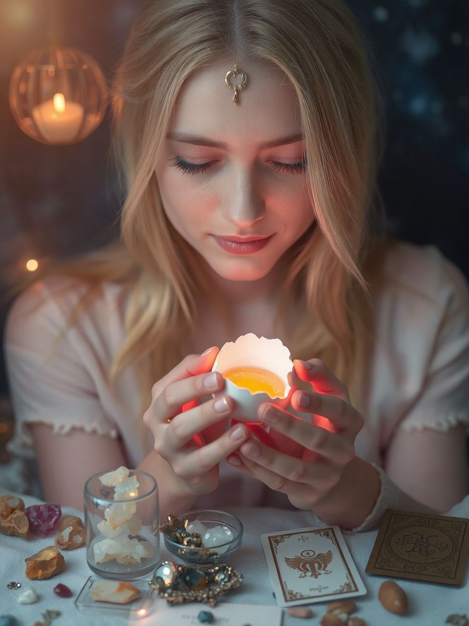 A tojás sárgája a boldogság, a fehérje a tisztaság.