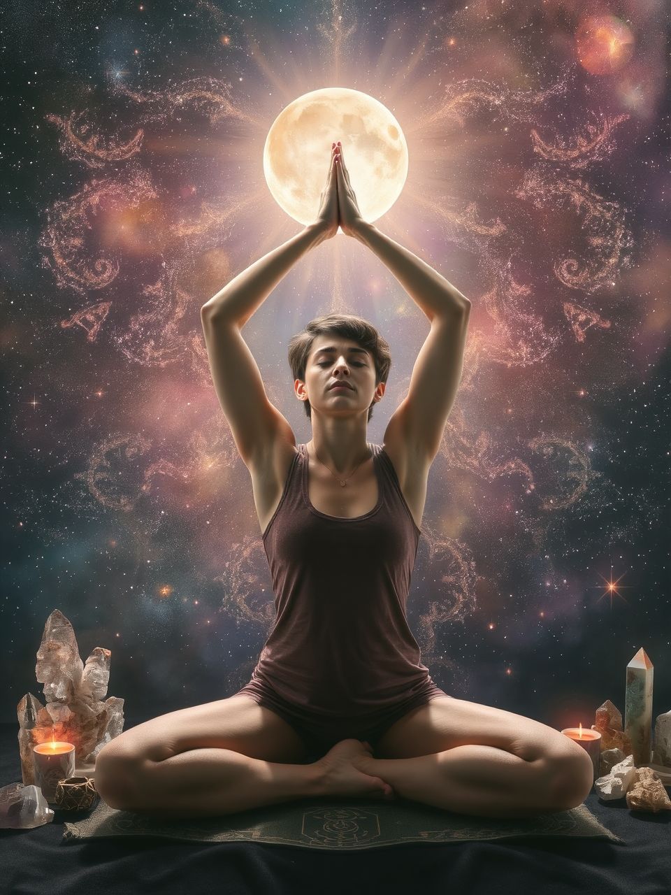 A félhold póz harmonizálja a test és lélek energiáit.