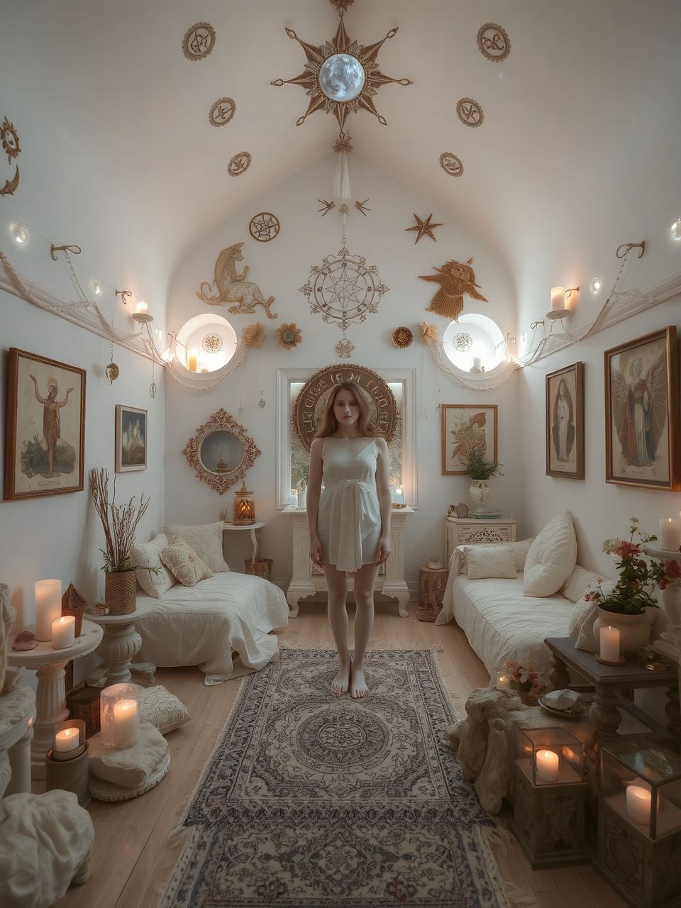 A szobák hangulata a lelki állapotot tükrözi.