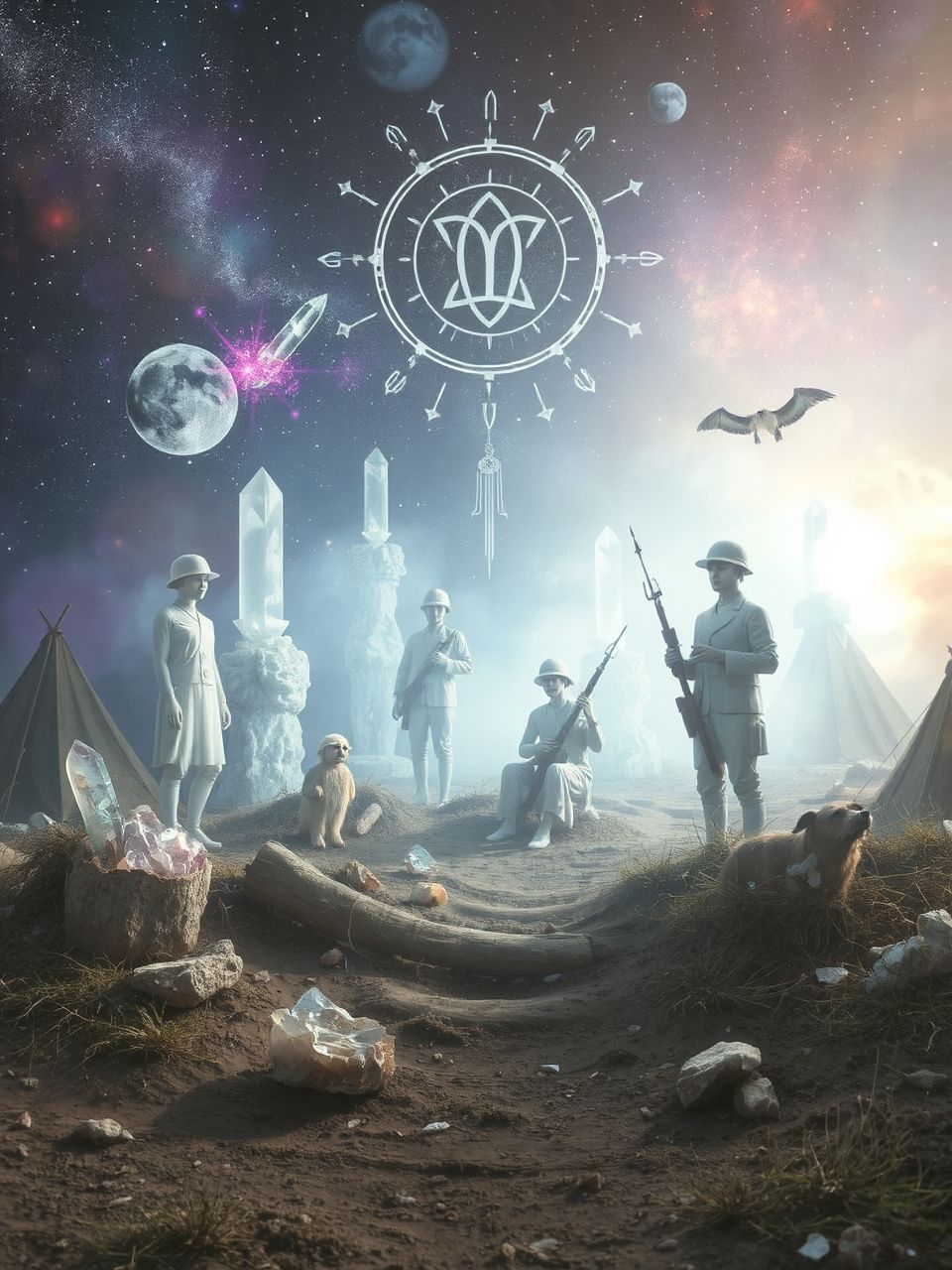 A katonai tábor a közös identitás szimbóluma.