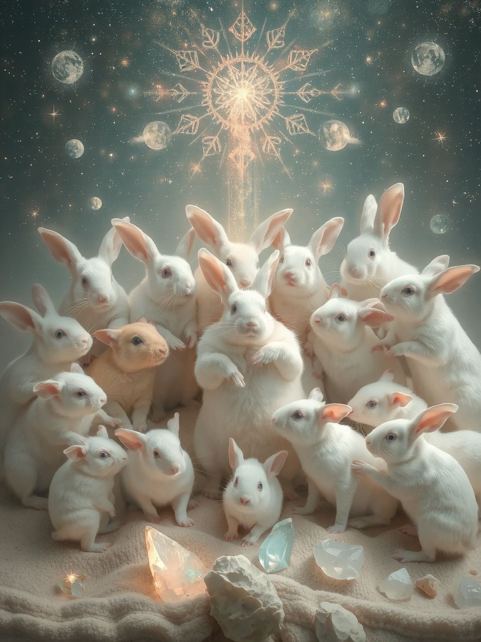 A nyulak boldogságot, a hörcsögök kíváncsiságot jelentenek.