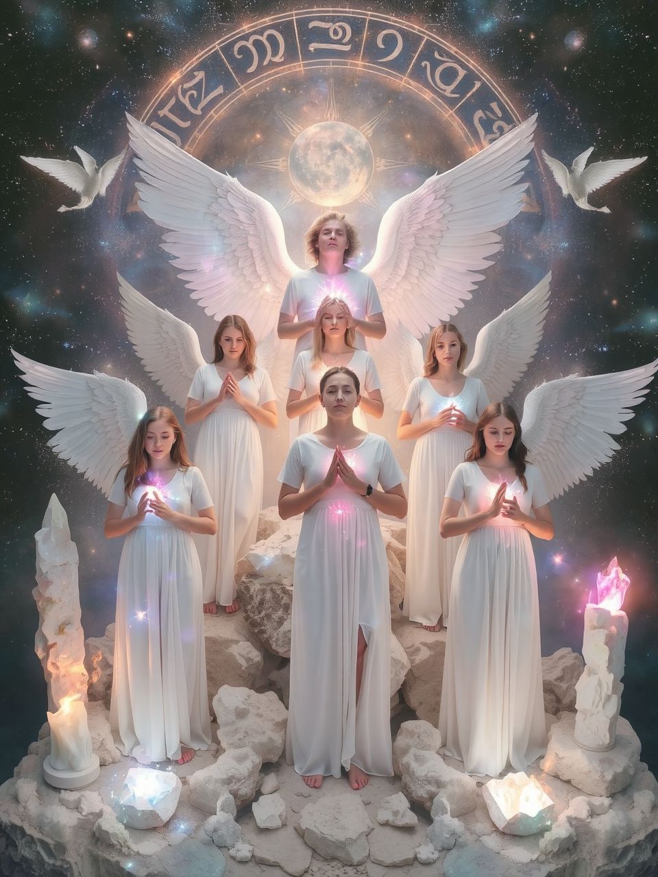 A fő arkangyalok védelmezők és üzenetküldők az embereknek.