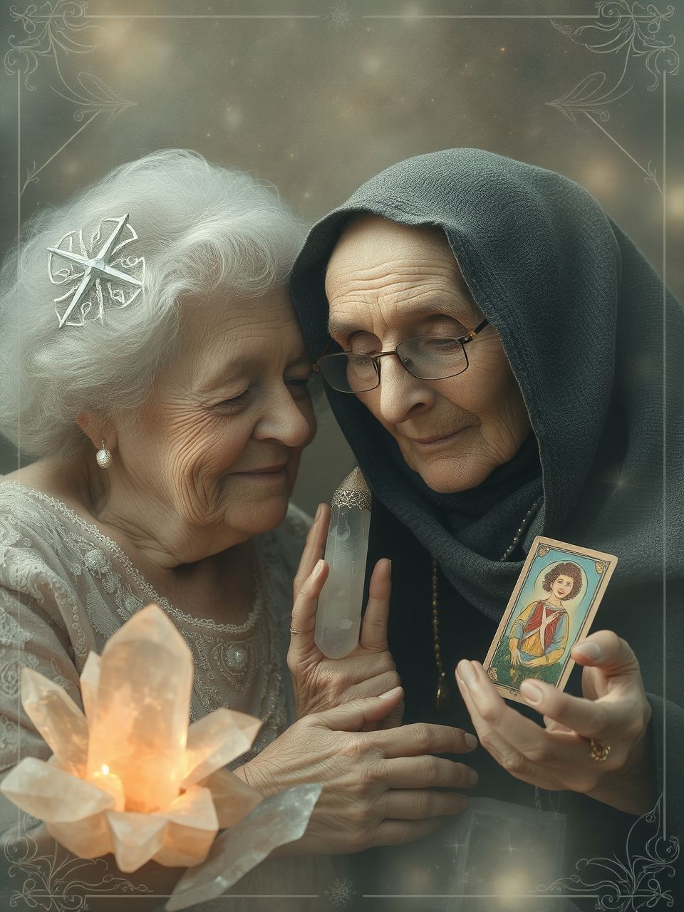 A nagymama a családi hagyományok, az idegen a változás.