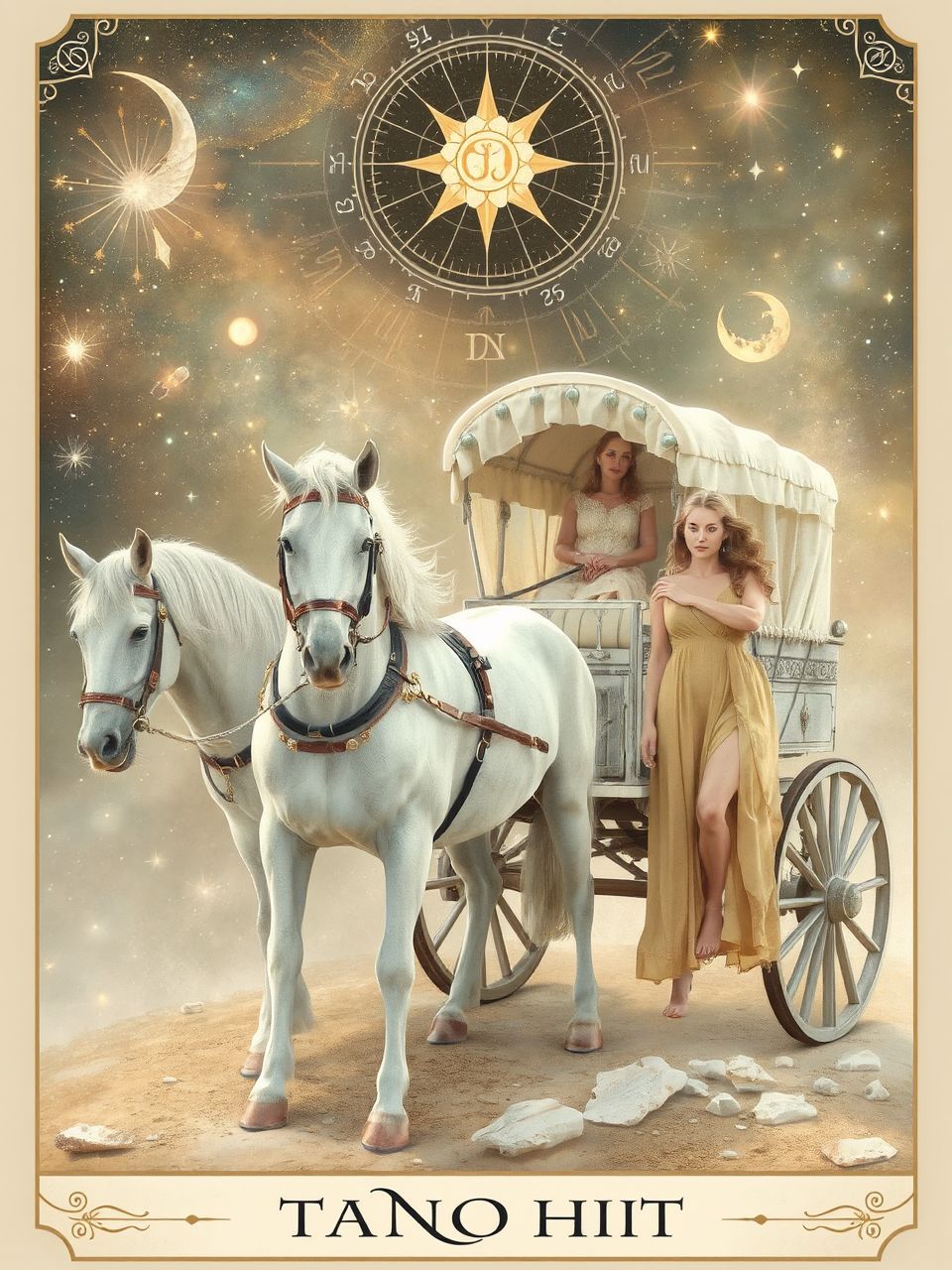 A Szekér kártya az utazás és fejlődés szimbóluma.