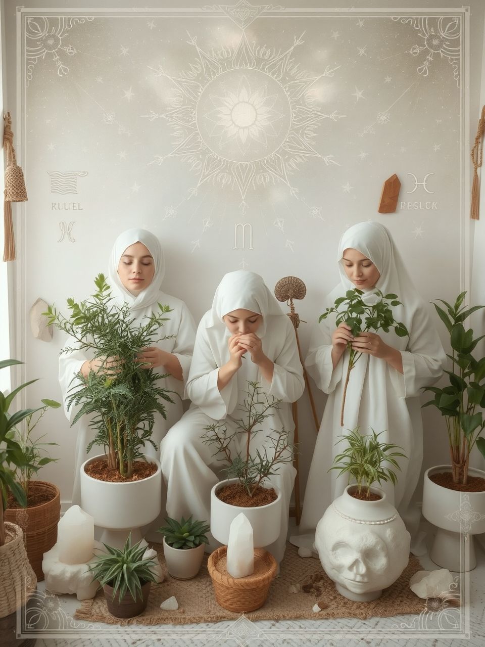 A szobanövények harmonizálják az álmokat és energikus teret teremtenek.