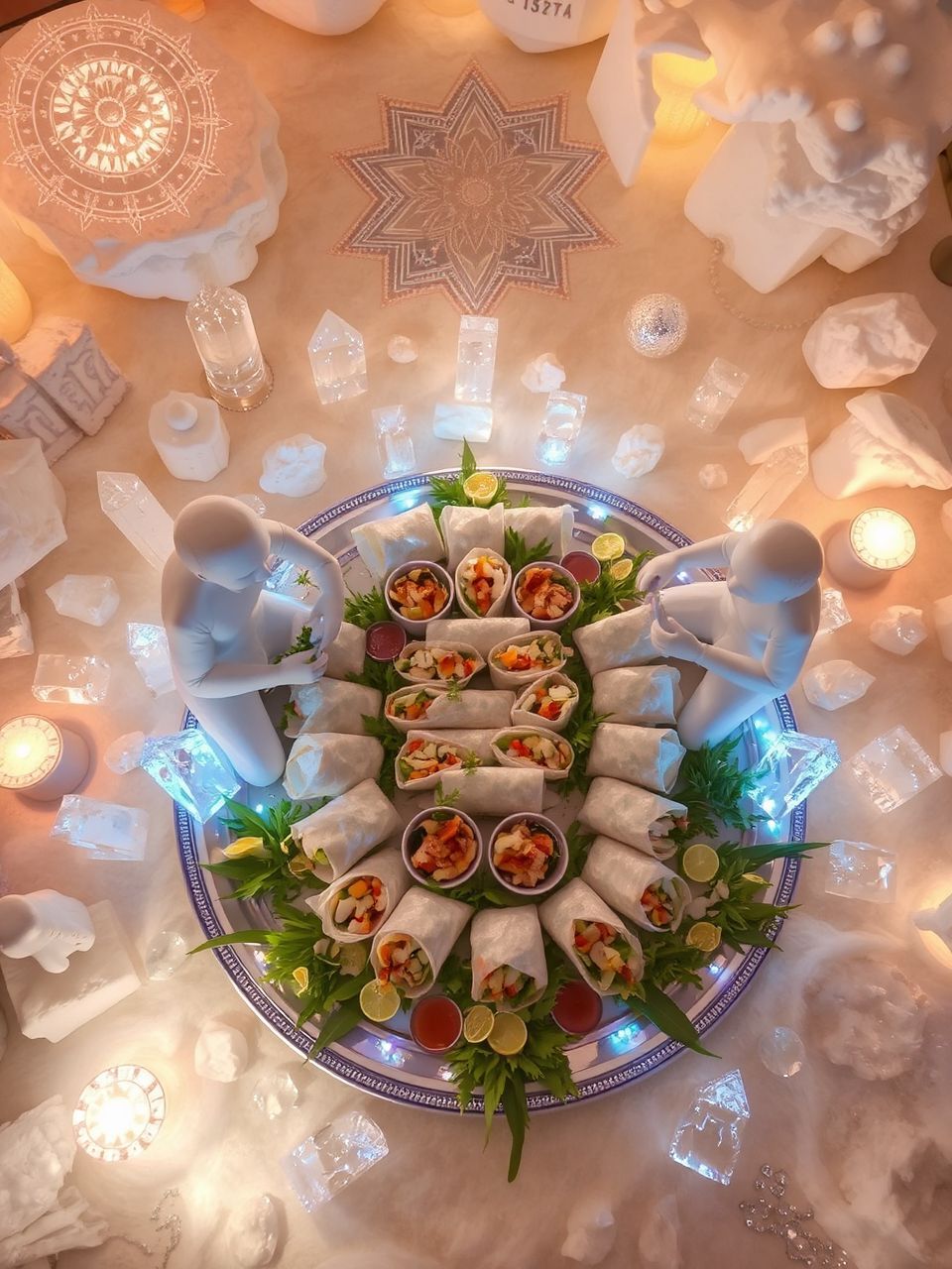 A színek harmóniája fokozza az étkezési élményt.