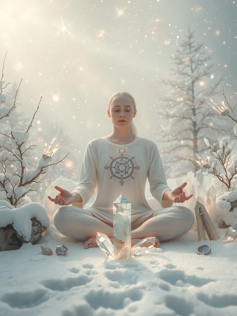 A téli csend segít a belső egyensúly megteremtésében.