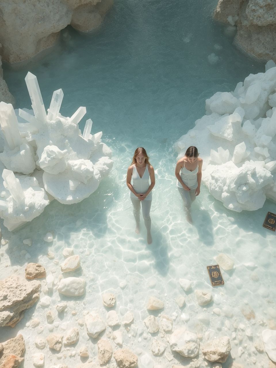 A tiszta víz a lelki felfrissülés szimbóluma.