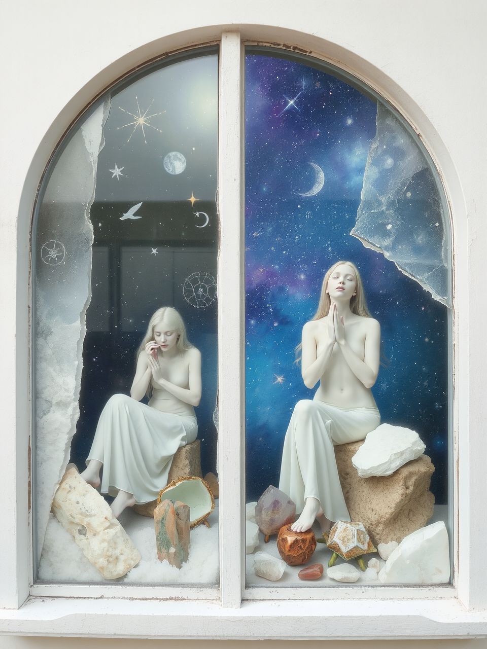 A törött ablak szimbolizálhatja a sebezhetőséget és védtelenséget.