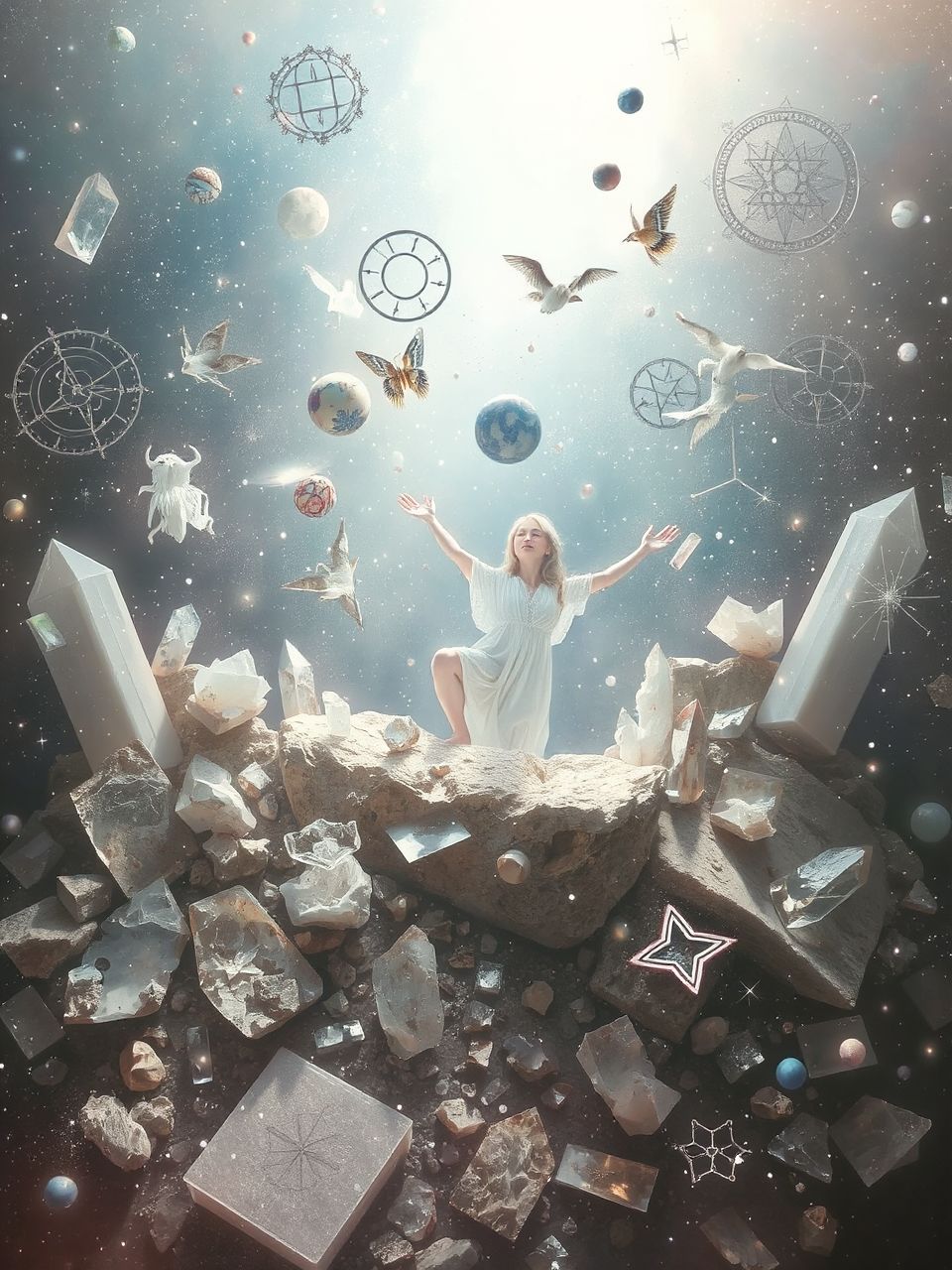 A törött üveg a veszély és a változás jelképe.