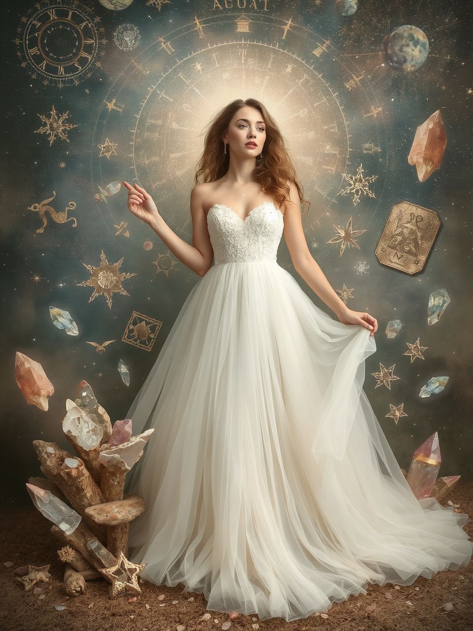 A tüll a romantika és az esküvői izgalom jelképe.