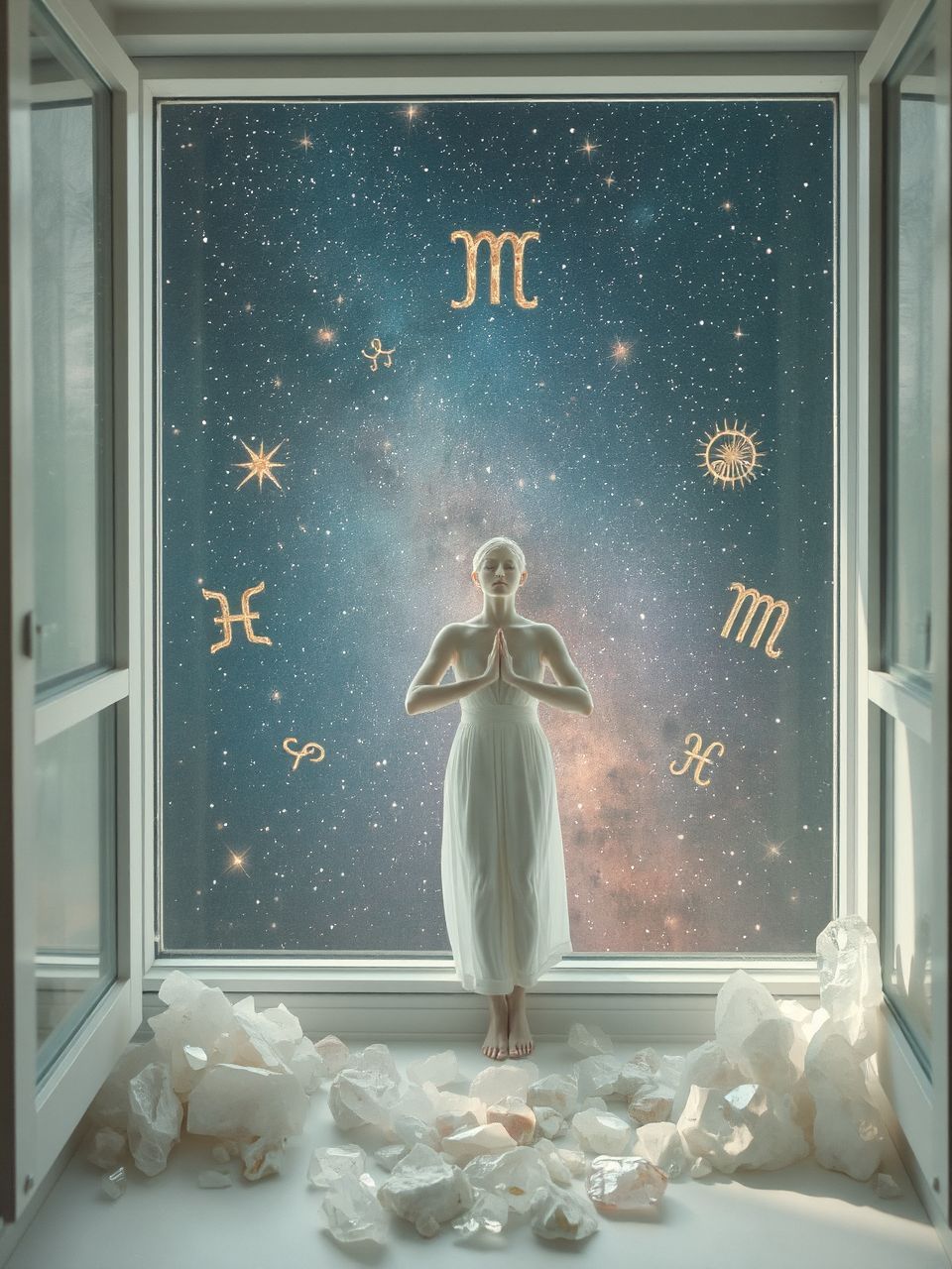 A tiszta ablak új lehetőségeket, a törött múltat jelképez.