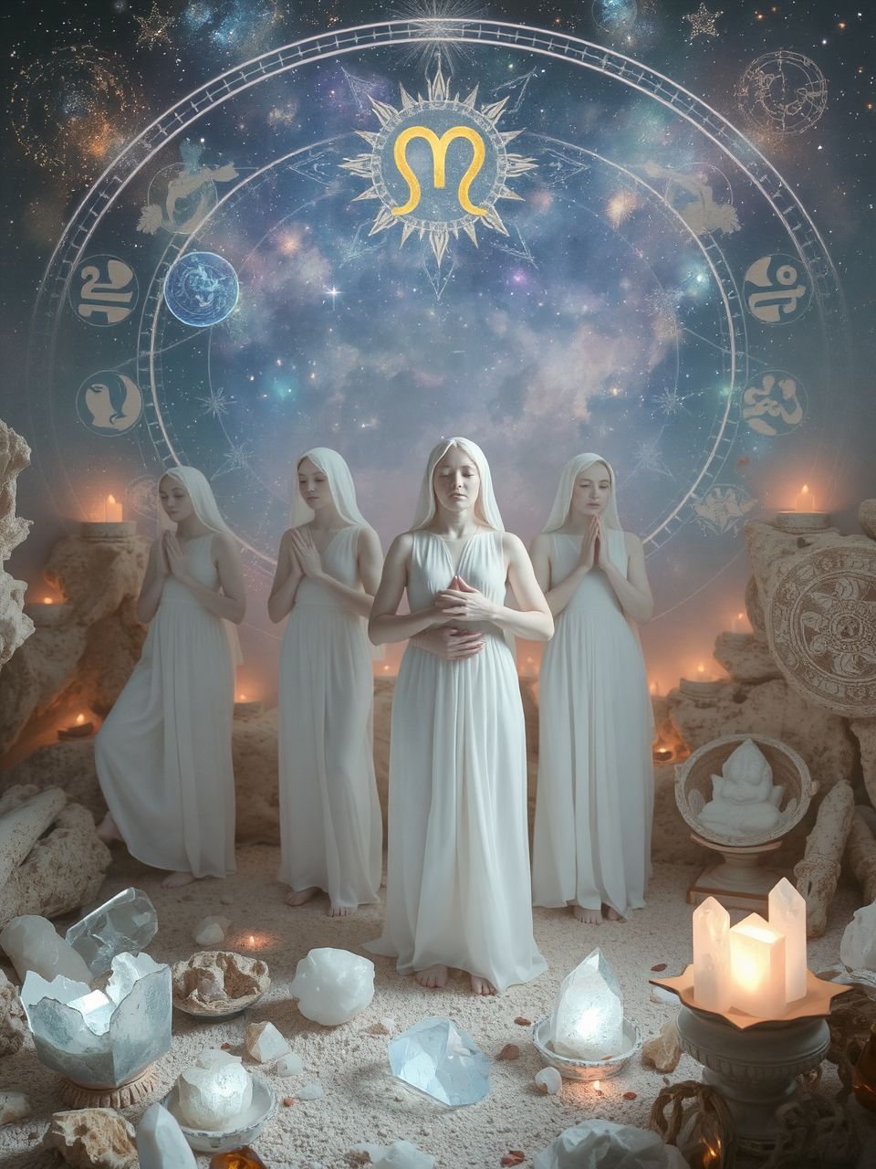 Az öt fő szín a teremtés energiáit képviseli.