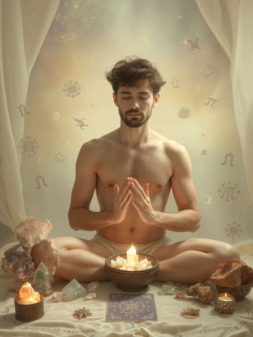 A tér tisztítása segíti a rituálé energiaáramlását.