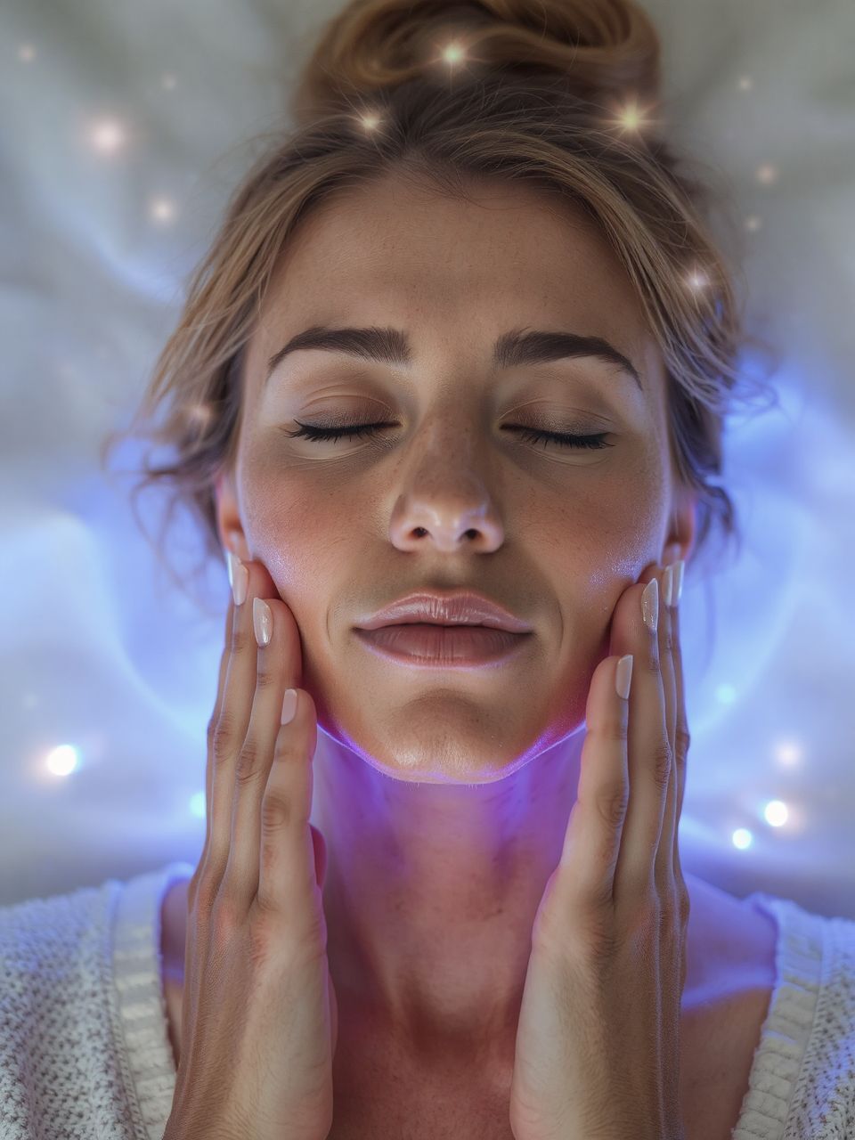 A rendszeres masszázs kristályokkal fokozza a bőrfiatalítást.