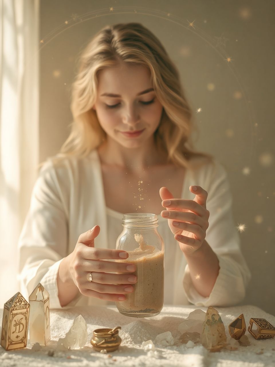 A higiénikus tárolás megőrzi a natúr arcpúder frissességét.